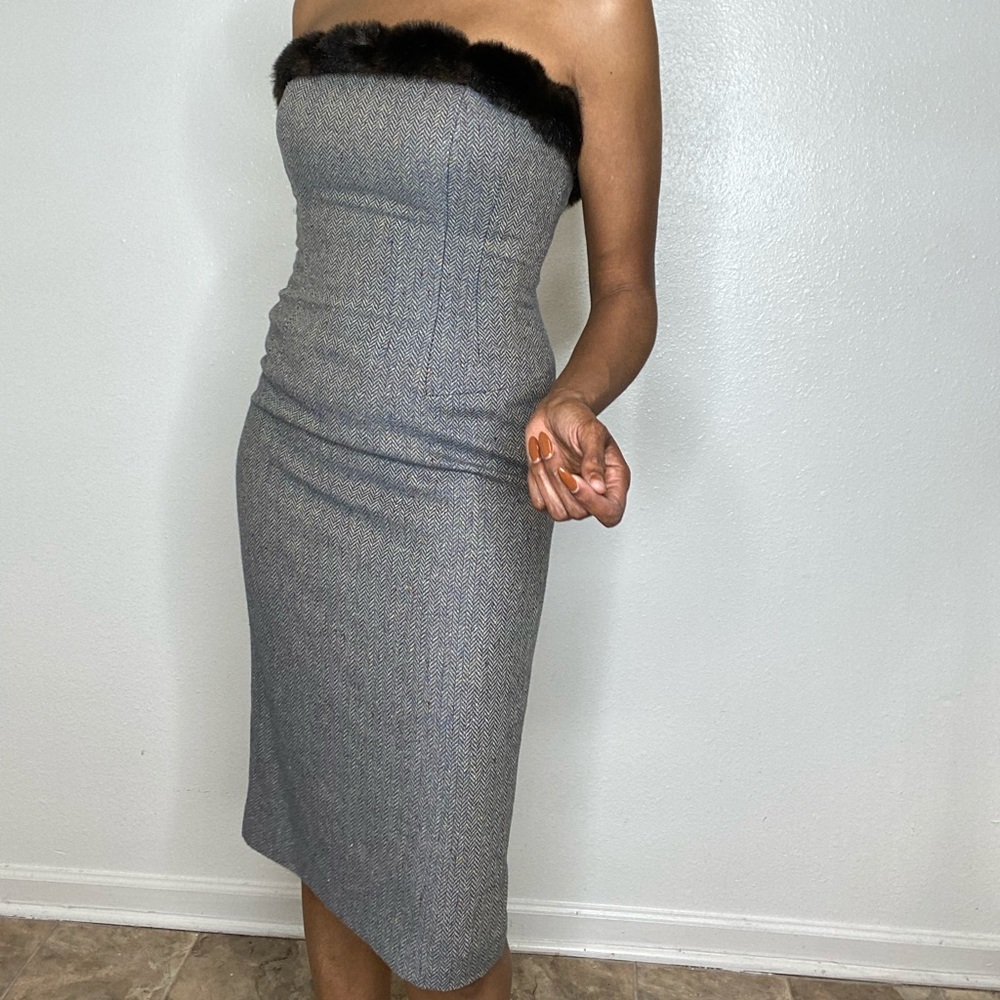 Tweed Pencil Dress
